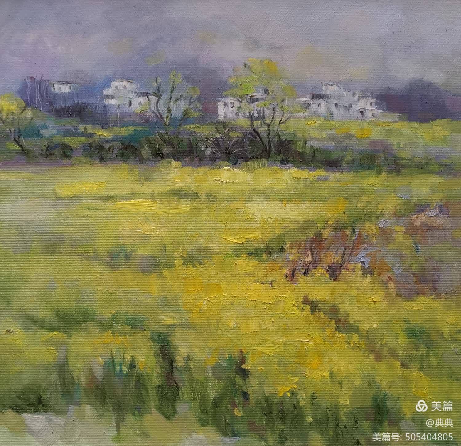 潘闻 油画 《田野》.jpg